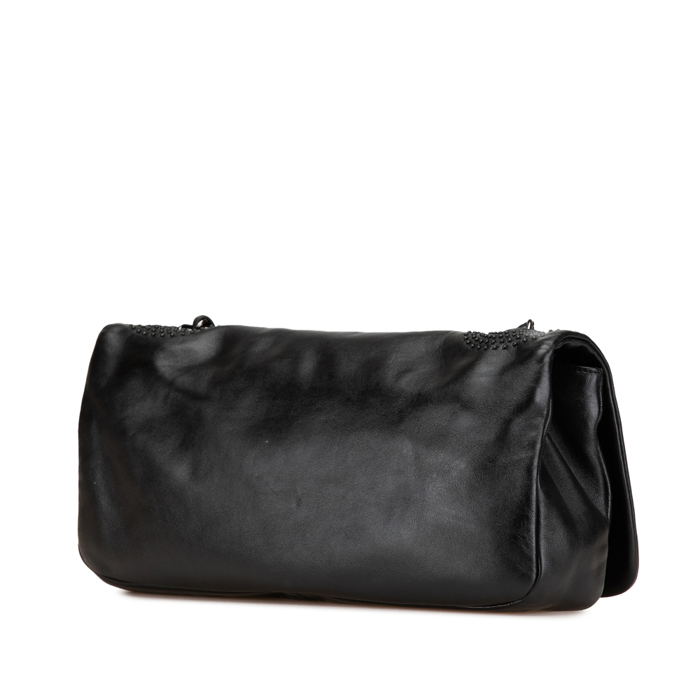 Pre-Loved Chanel CC Studded Lambskin East West Flap - Picture 2 of 12